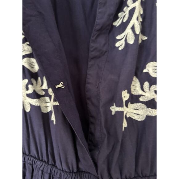 Anthropologie Navy and White Maxi Dress - Picture 15 of 15